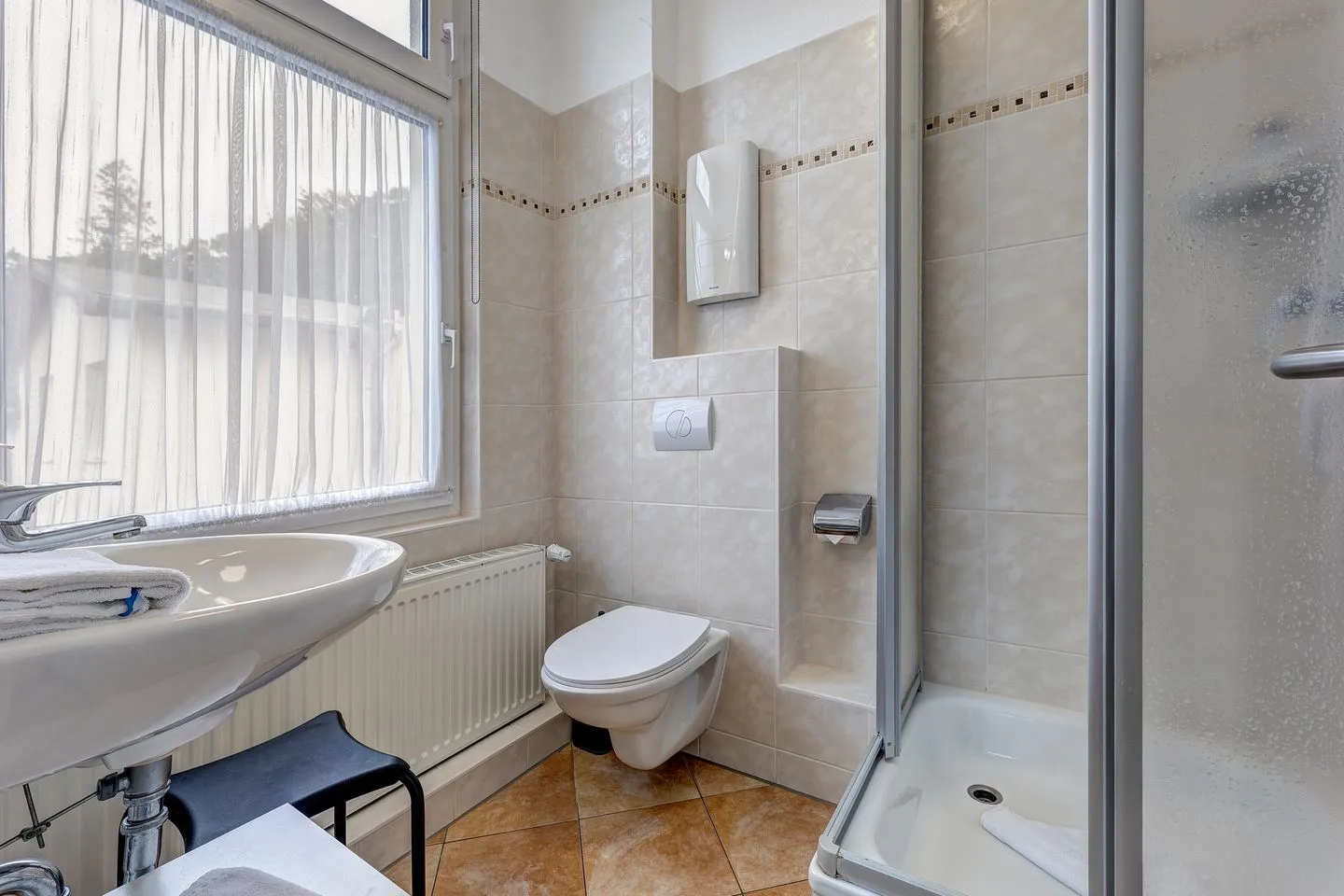 Stranddistel, Haus Gudrun: Whg. 2 Zinnowitz - Badezimmer