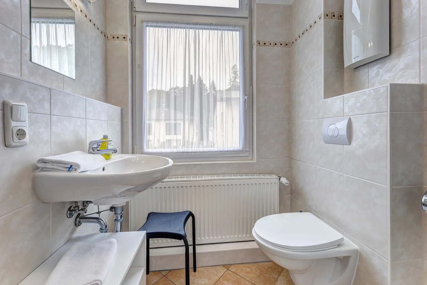 Stranddistel, Haus Gudrun: Whg. 2 Zinnowitz - Badezimmer