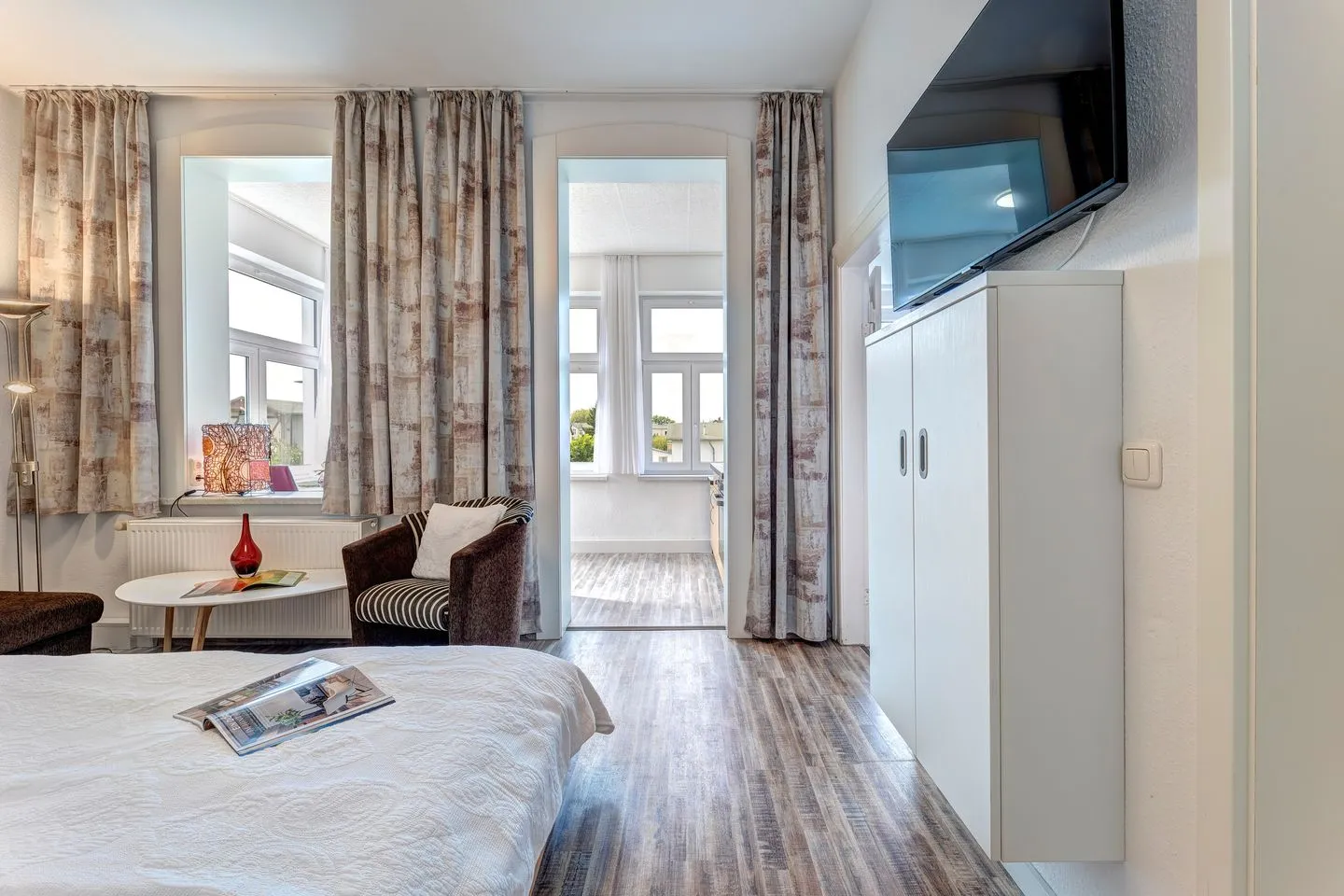 Stranddistel, Haus Gudrun: Whg. 3 Zinnowitz - Wohnzimmer