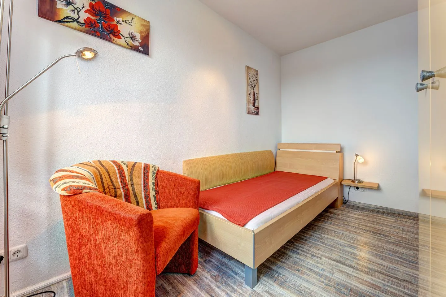 Stranddistel, Haus Gudrun: Whg. 3 Zinnowitz - Schlafzimmer