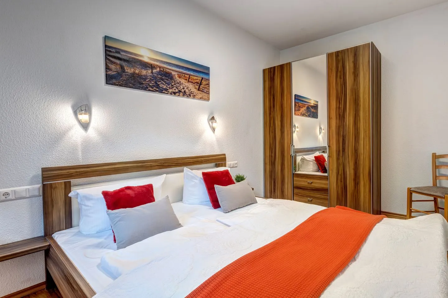 Villa Stranddistel, Whg. 1 Zinnowitz - Schlafzimmer