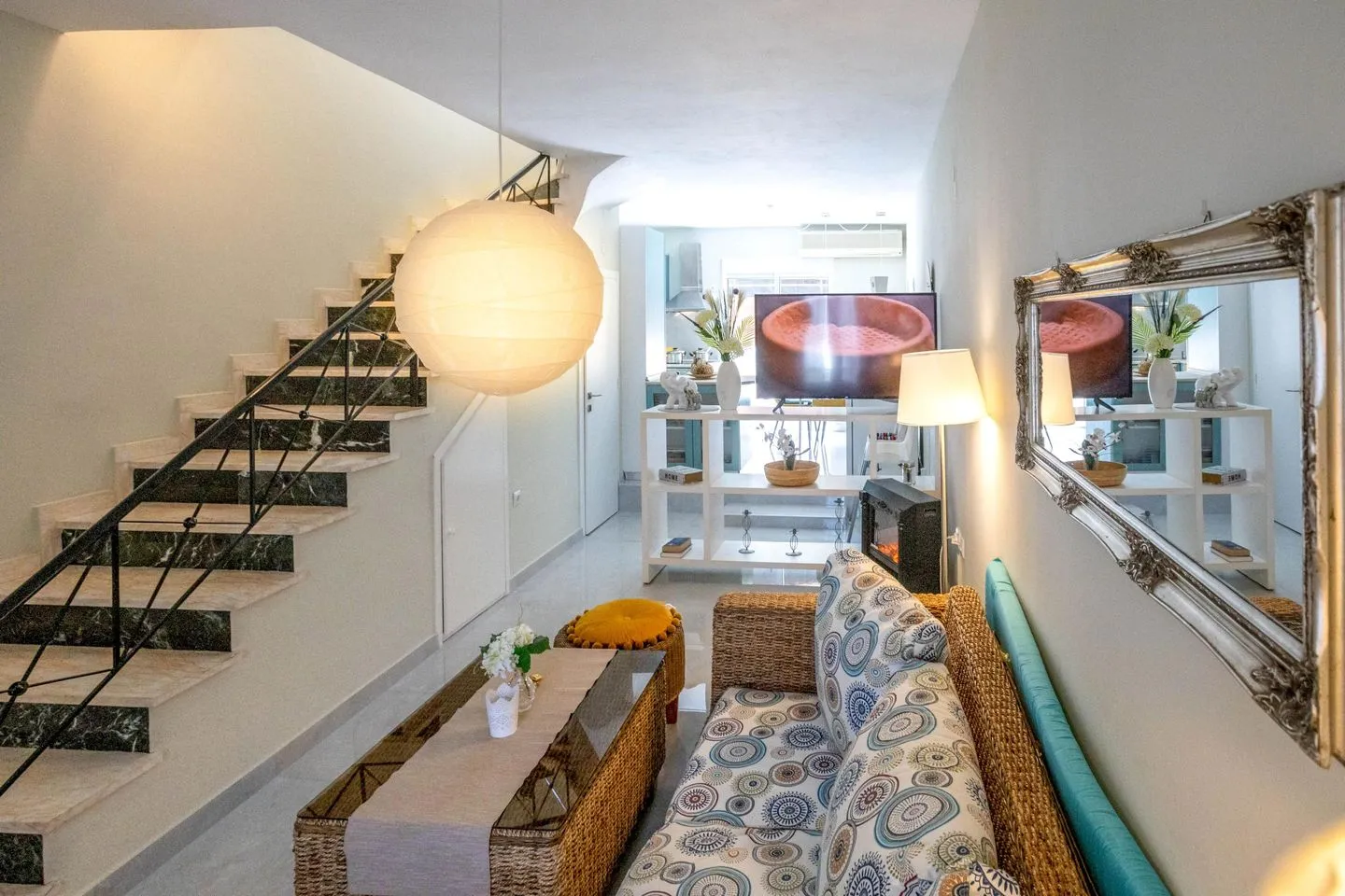 Litsa-House Nea Iraklitsa - Wohnzimmer