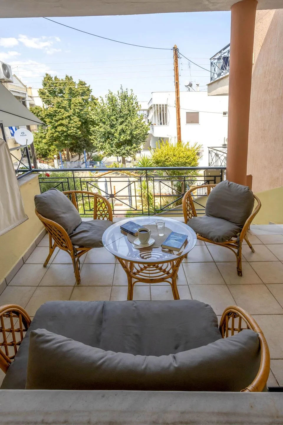 Litsa-House Nea Iraklitsa - Balkon