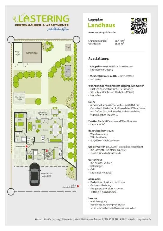 Unser Landhaus - Lastering Ferienhäuser & Apartments Haddorf -