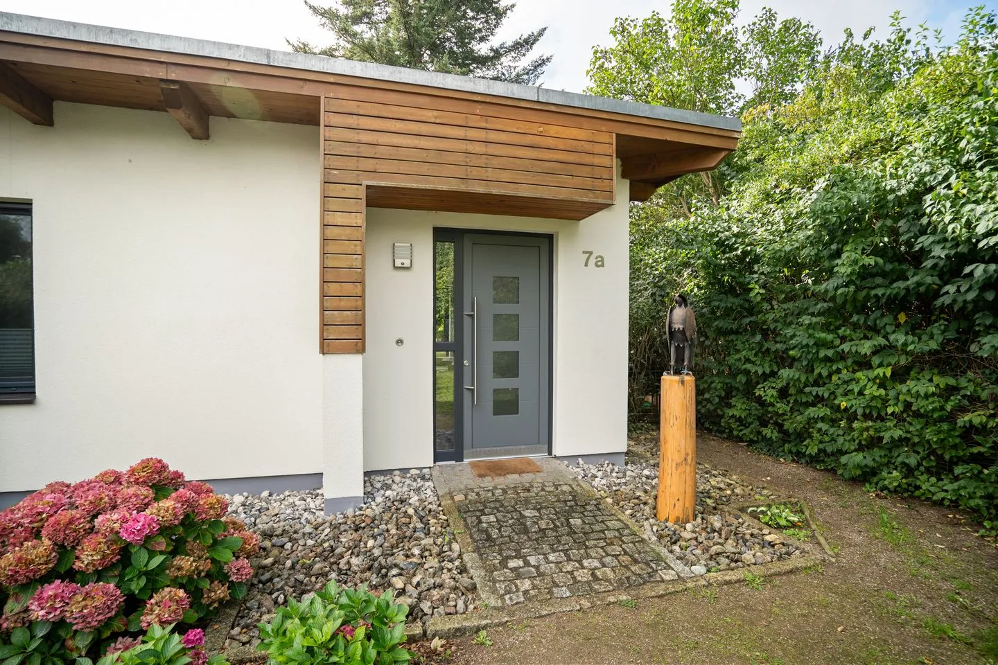Große Sommerliebe Waren (Müritz) - Ferienhaus Große Sommerliebe Waren (Müritz) - Eingang zum Ferienhaus