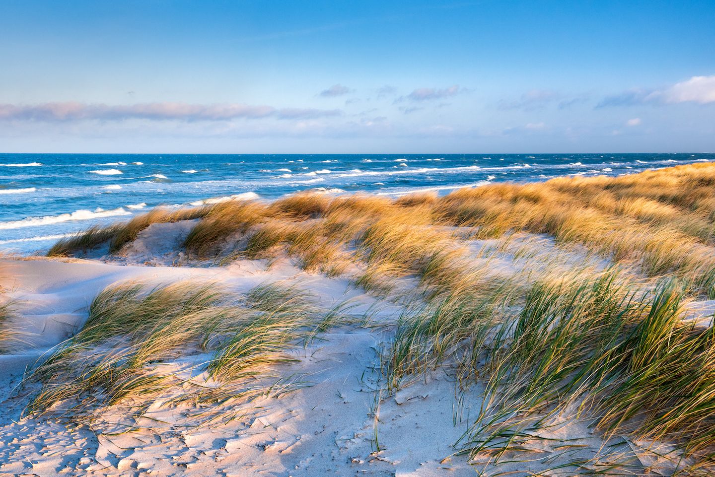 stürmische Ostsee am Weststrand auf dem Darß