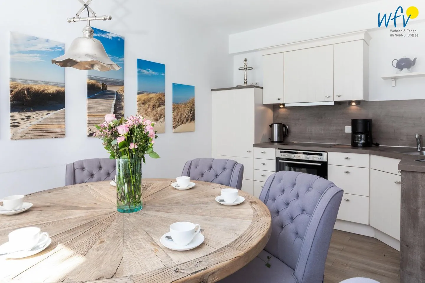 Appartementhaus Villa am Januspark Ferienwohnung Border Suite Juist - Küche / Küchenzeile