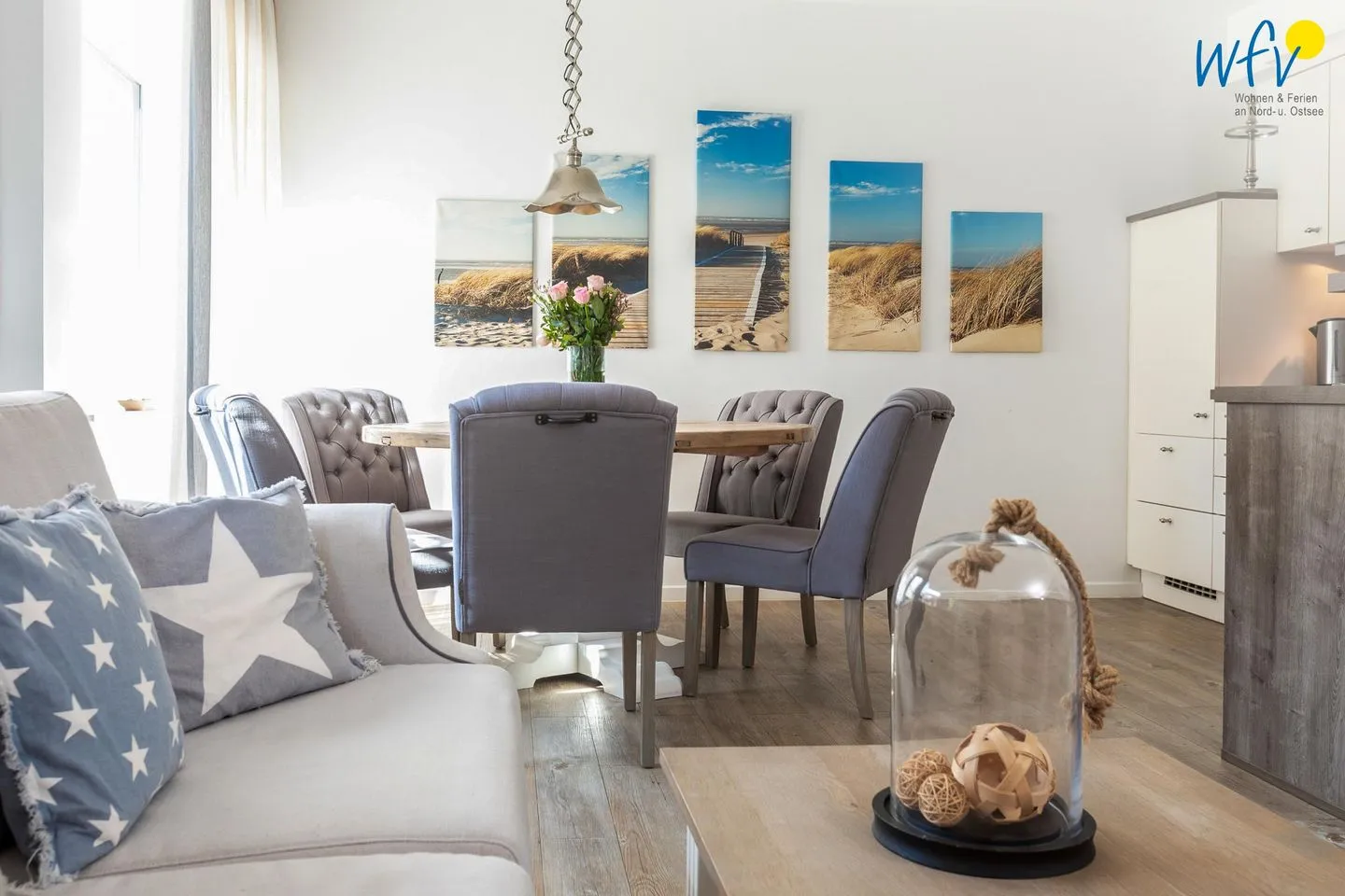 Appartementhaus Villa am Januspark Ferienwohnung Border Suite Juist - Wohnzimmer