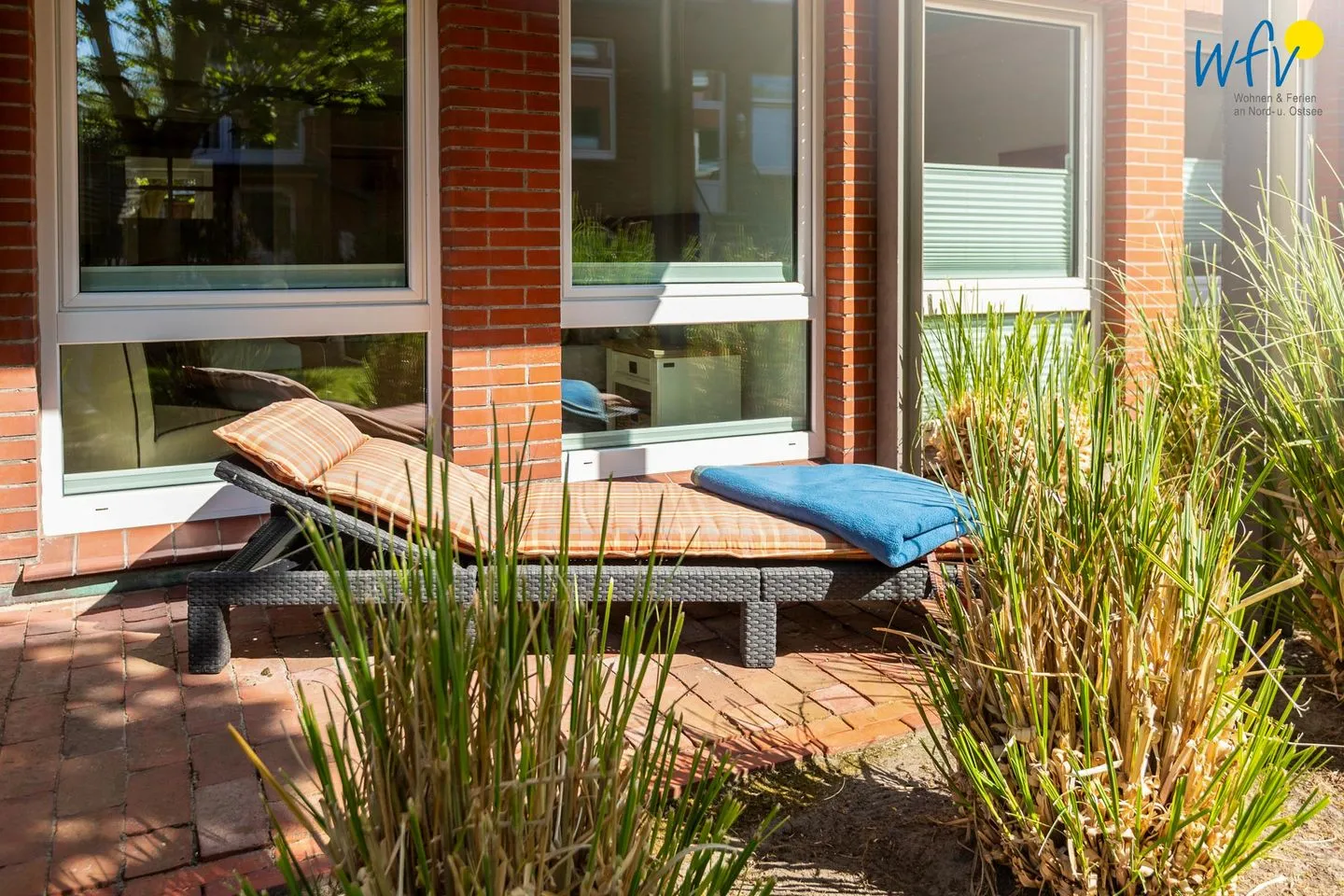 Appartementhaus Villa am Januspark Ferienwohnung Border Suite Juist - Terrasse