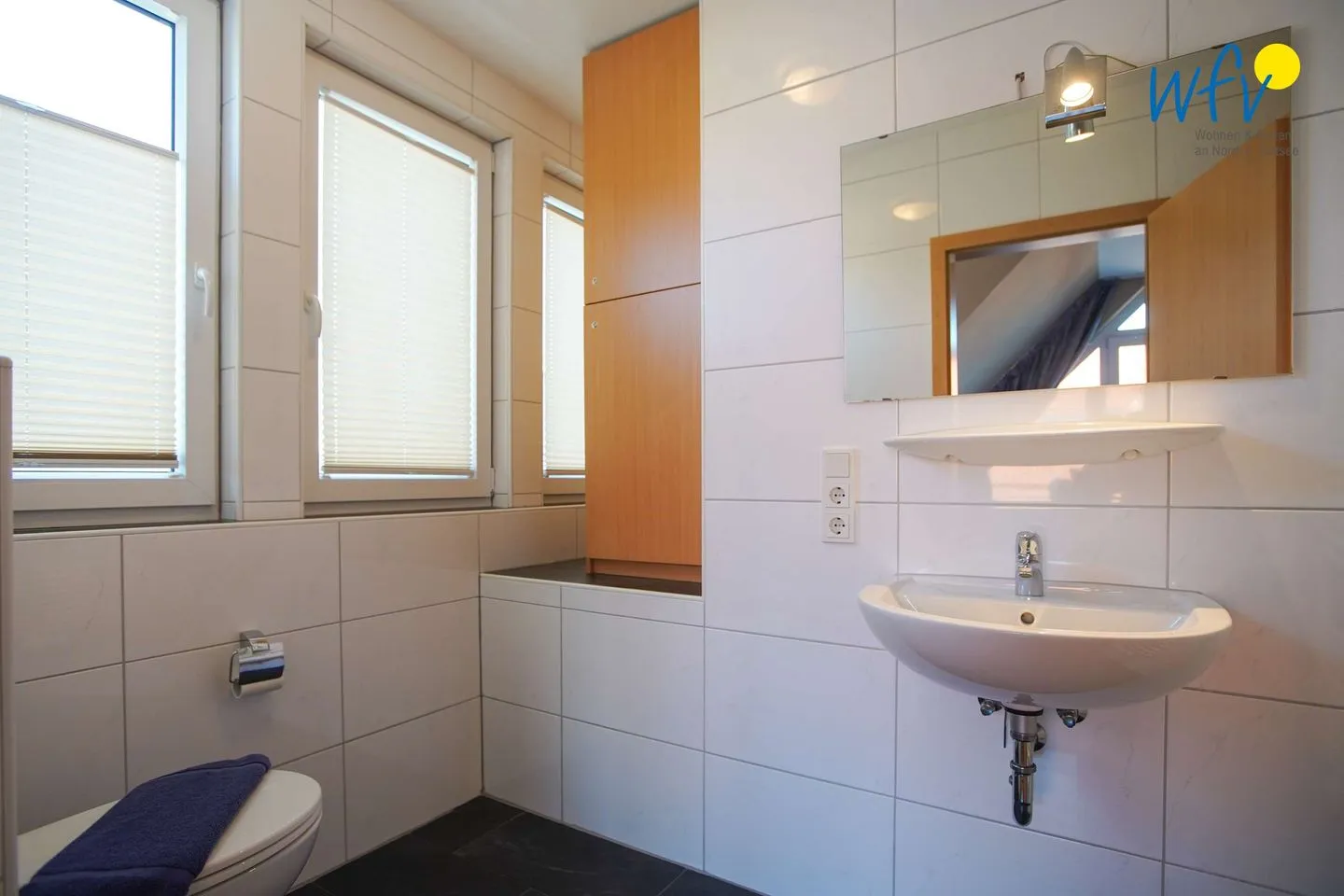 Haus Gartenstraße Ferienwohnung Nemo Borkum - Badezimmer