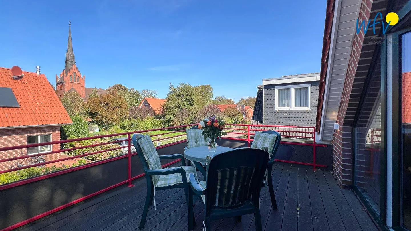 Haus Gartenstraße Ferienwohnung Nemo Borkum - Balkon