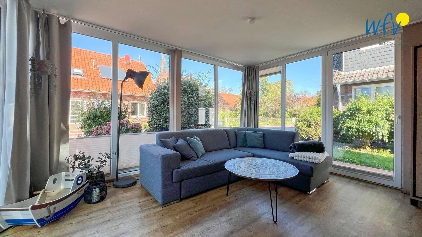 Haus Gartenstraße Ferienwohnung Nemo Borkum - Wohnzimmer