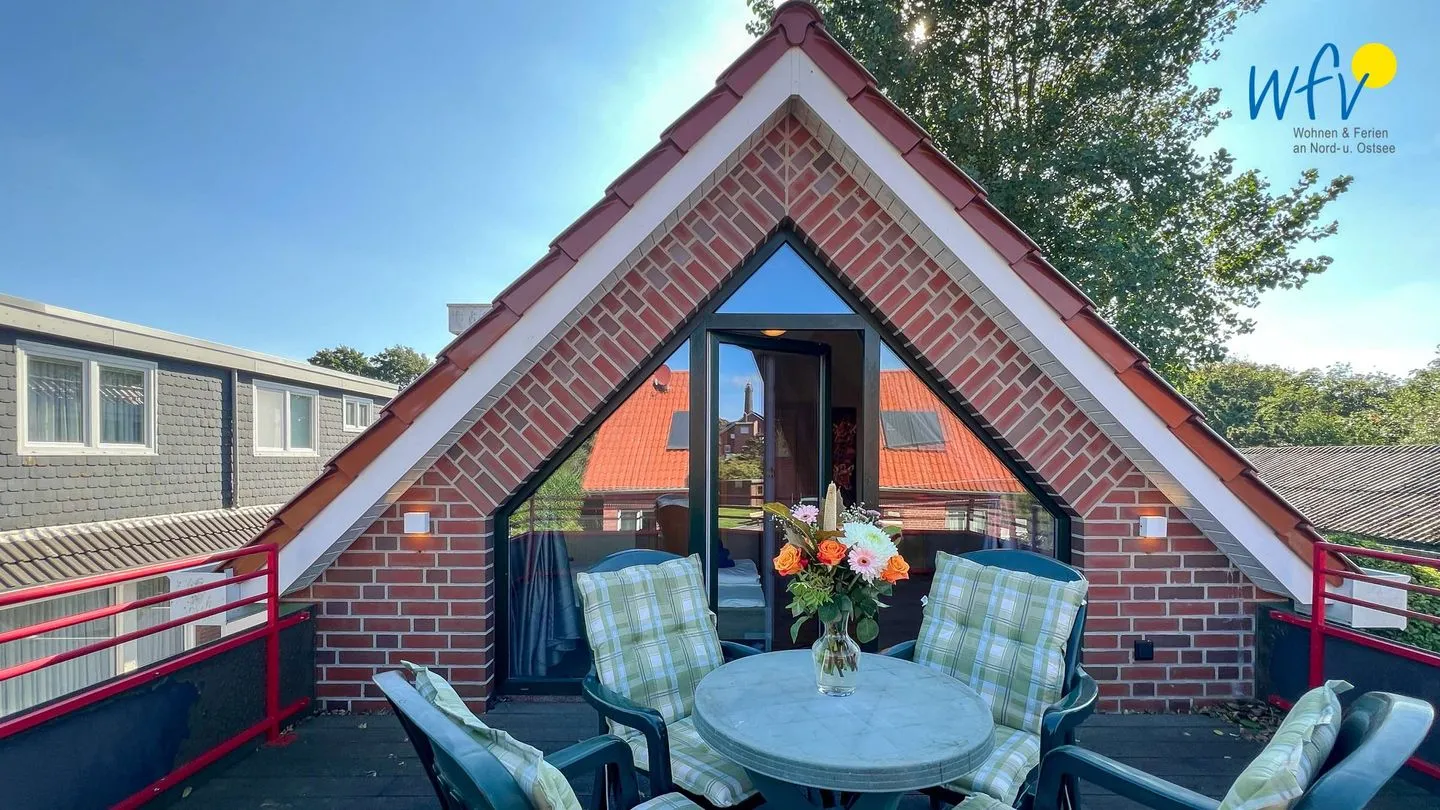 Haus Gartenstraße Ferienwohnung Nemo Borkum - Balkon