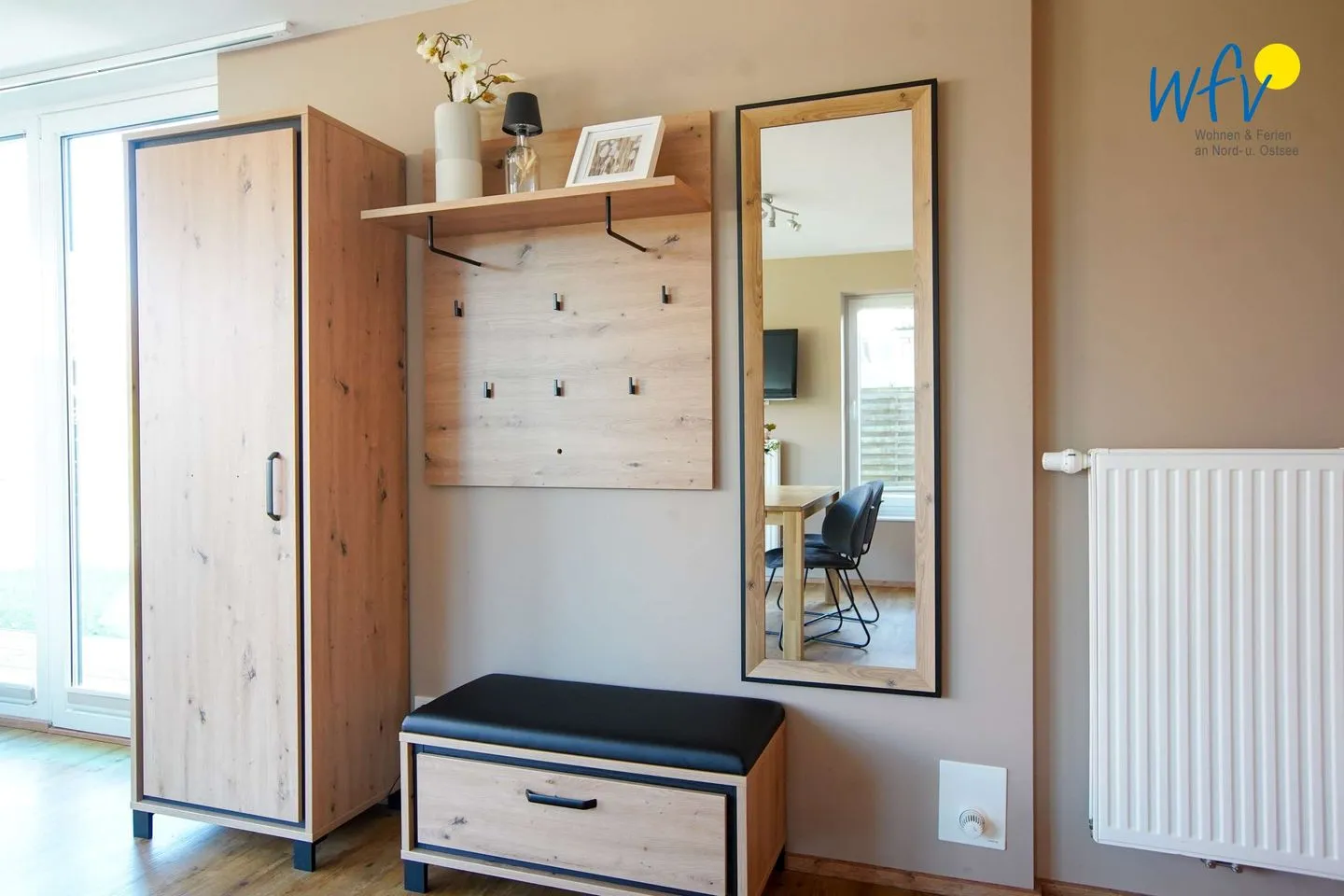 Haus Gartenstraße Ferienwohnung Nemo Borkum - Garderobe