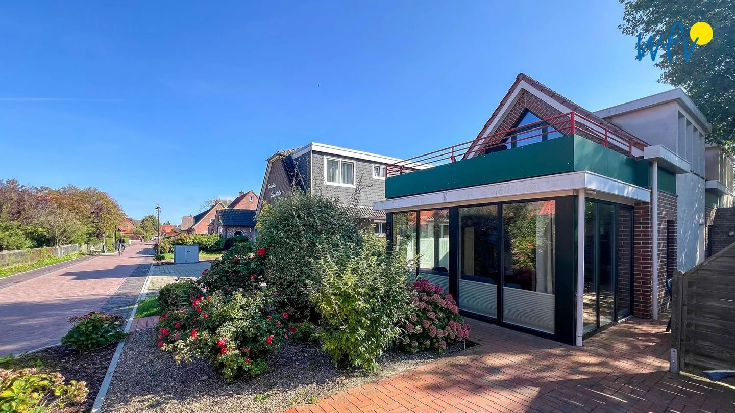 Haus Gartenstraße Ferienwohnung Gartentraum Borkum - Hauptansicht