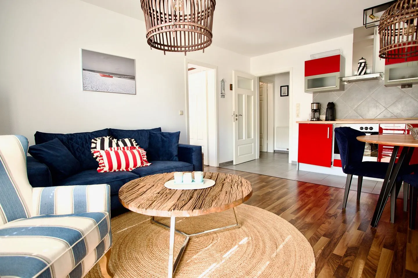Villa Carpe Diem Wohnung 6 Ostseeheilbad Zingst - Blick zur Küche