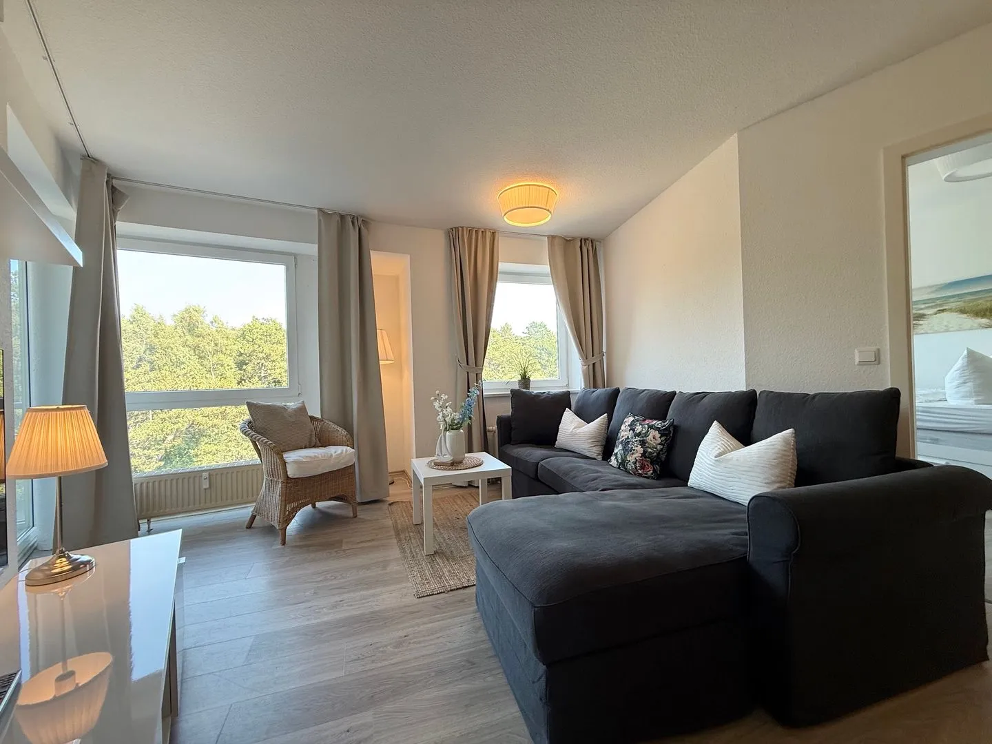 Haus Nordseebrandung FeWo A3.3 Sahlenburg - Wohnzimmer