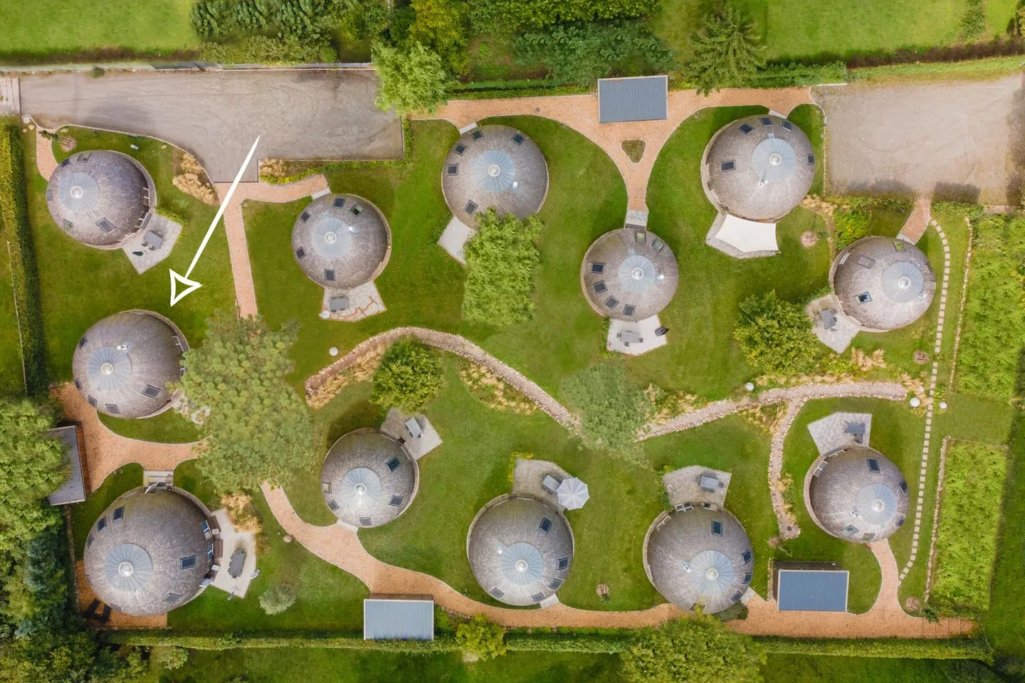 Selene Tollensesee – Penzlin/Wustrow - Ferienhaus Selene - Kugelhaus am Tollensesee - Lageplan für Ihre bessere Übersicht