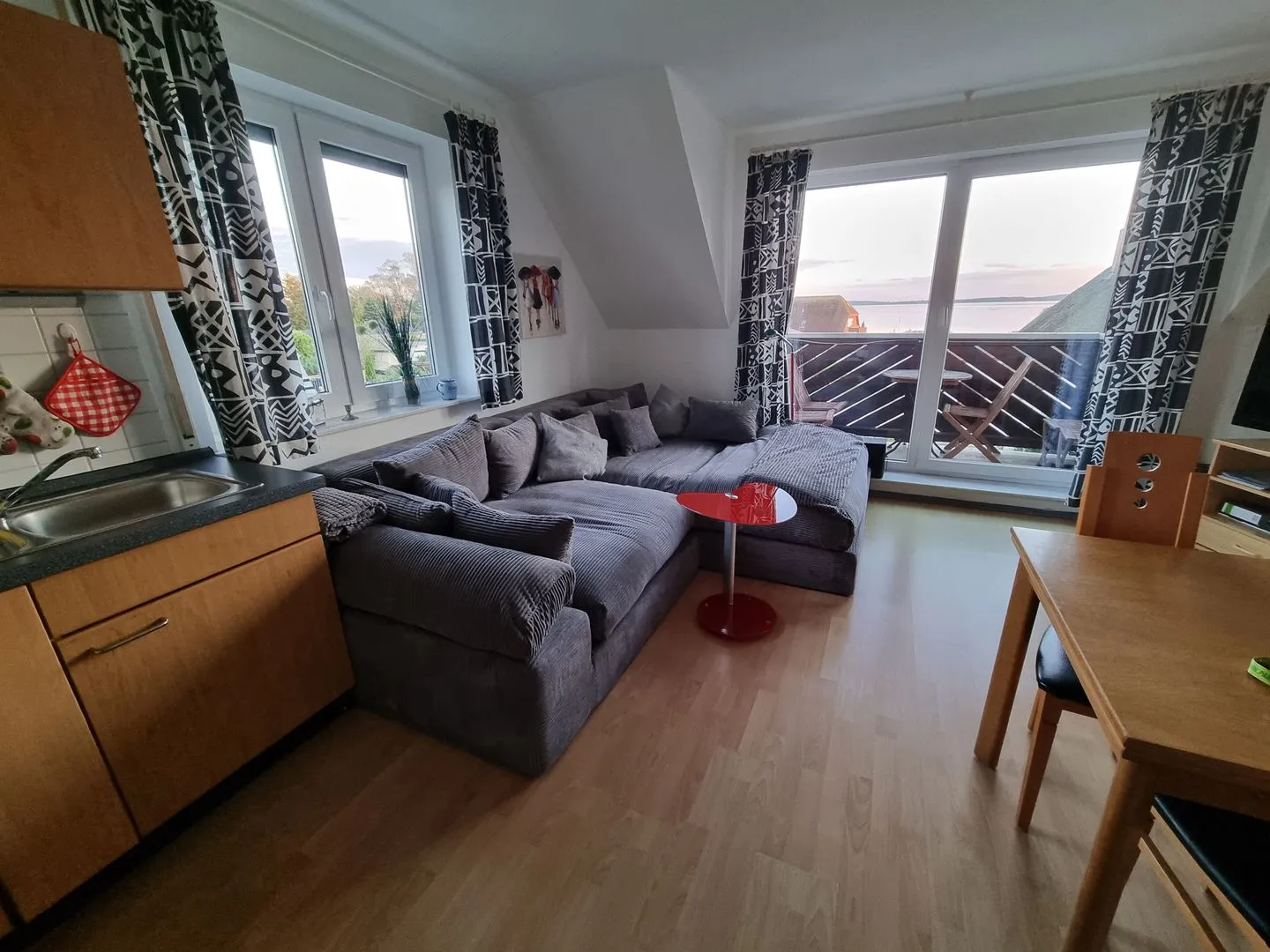Ferienwohnung Weitblick Breege-Juliusruh - Wohnzimmer