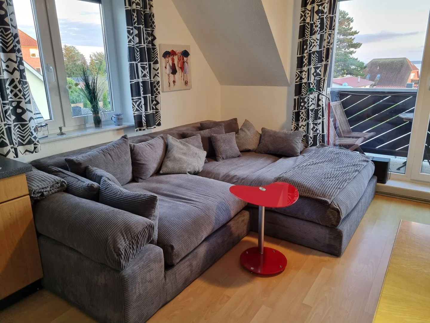 Ferienwohnung Weitblick Breege-Juliusruh - Wohnzimmer