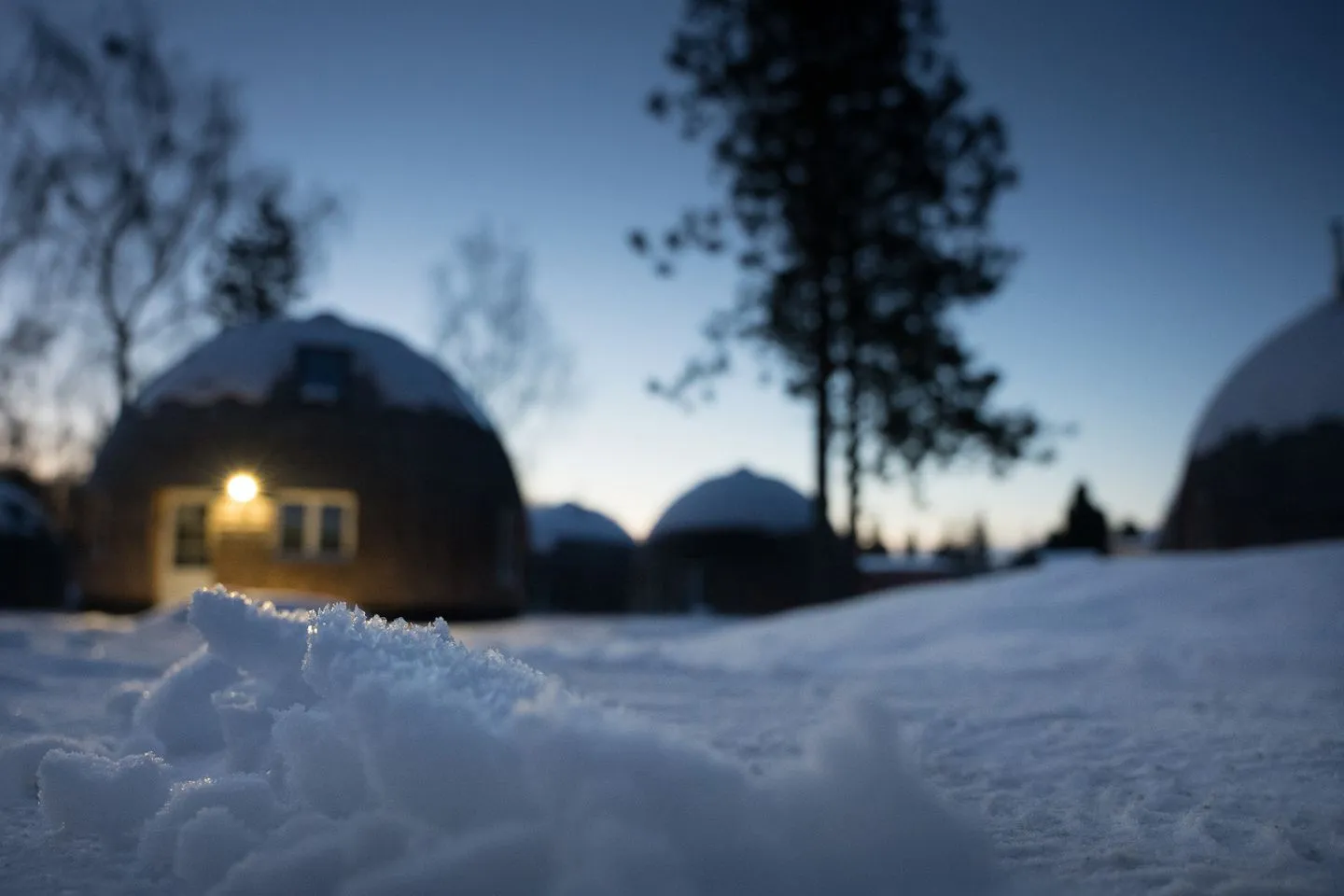 Kugelhaus Kugellager Tollensesee – Penzlin/Wustrow - Ferienhaus Kugellager - Kugelhaus am Tollensesee - kuschelig den Winter verbringen