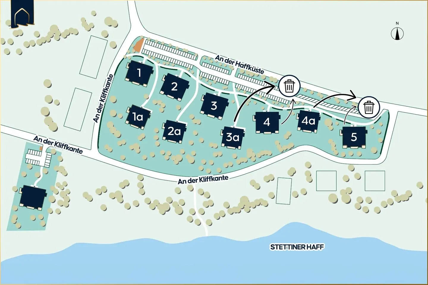 "Fewo Stettiner Waterlelie" mit Freizeitraum, Parkplatz, Sauna Zirchow An der Haffküste -