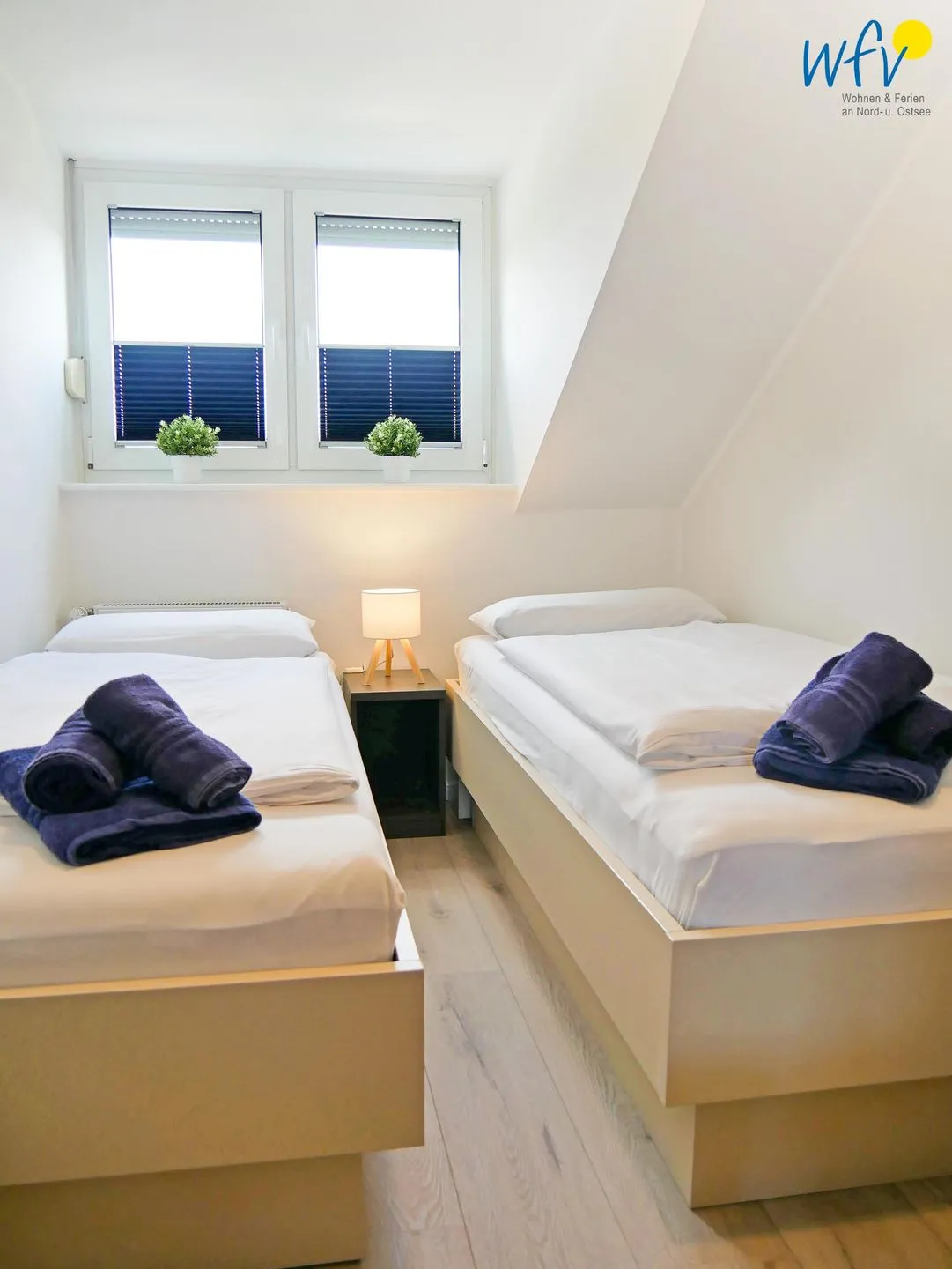 Ferienhaus Greune-Stee 87 Ferienwohnung Uttiet bi de Düün Borkum - Schlafzimmer 2