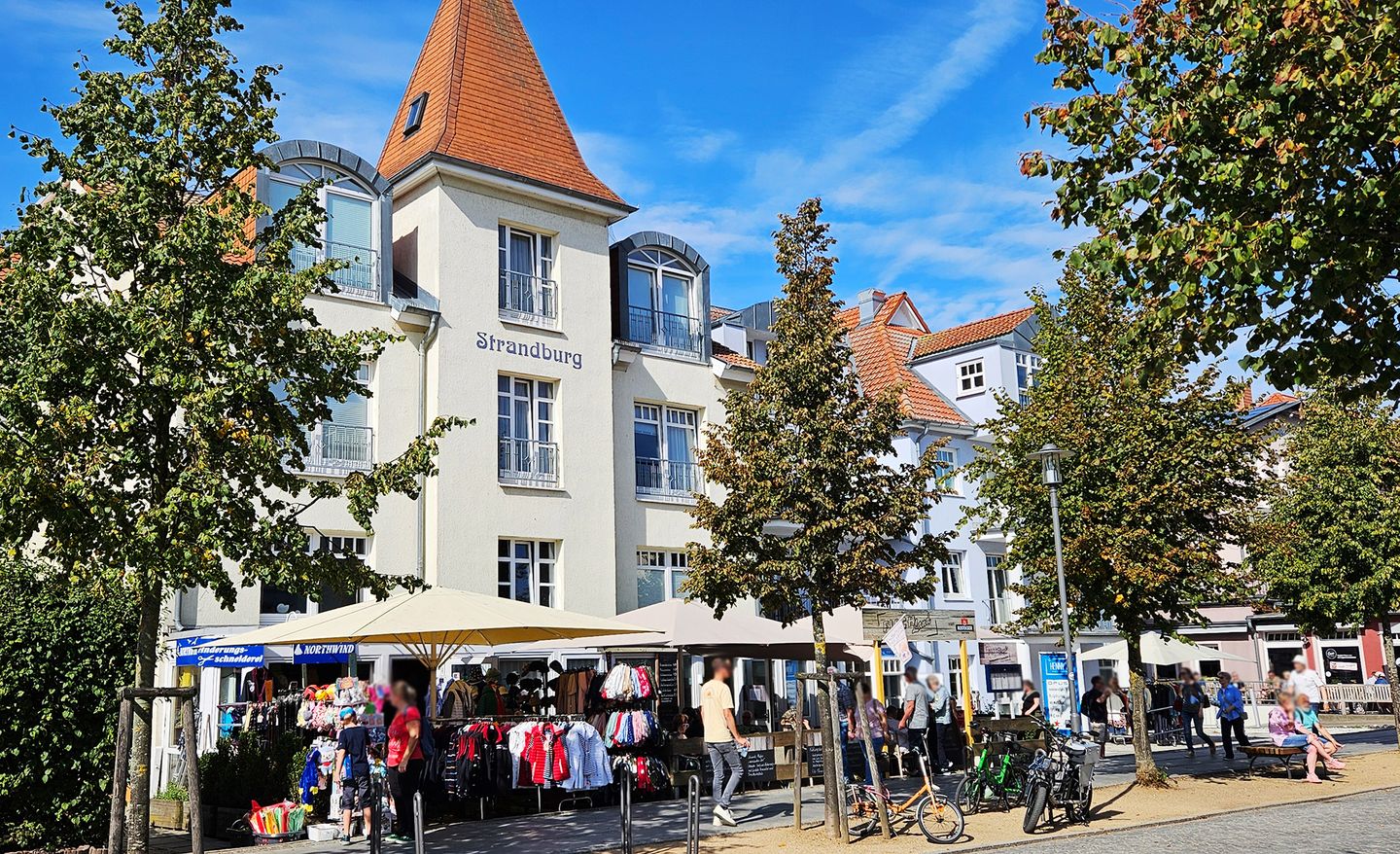 Haus Strandburg Ostseeblick Kühlungsborn -