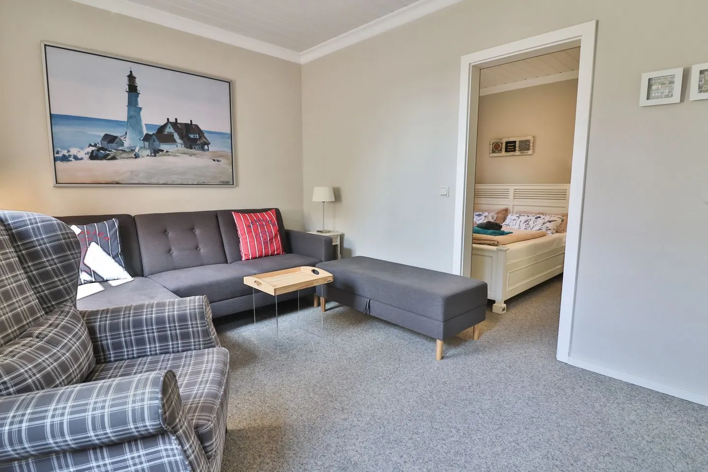 Villa Westend - Häuschen Langeoog - Wohnzimmer