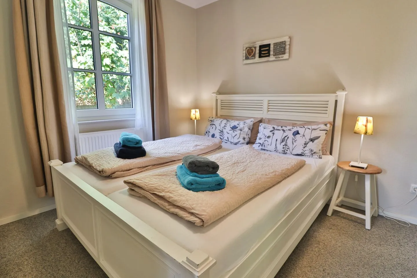 Villa Westend - Häuschen Langeoog - Schlafzimmer