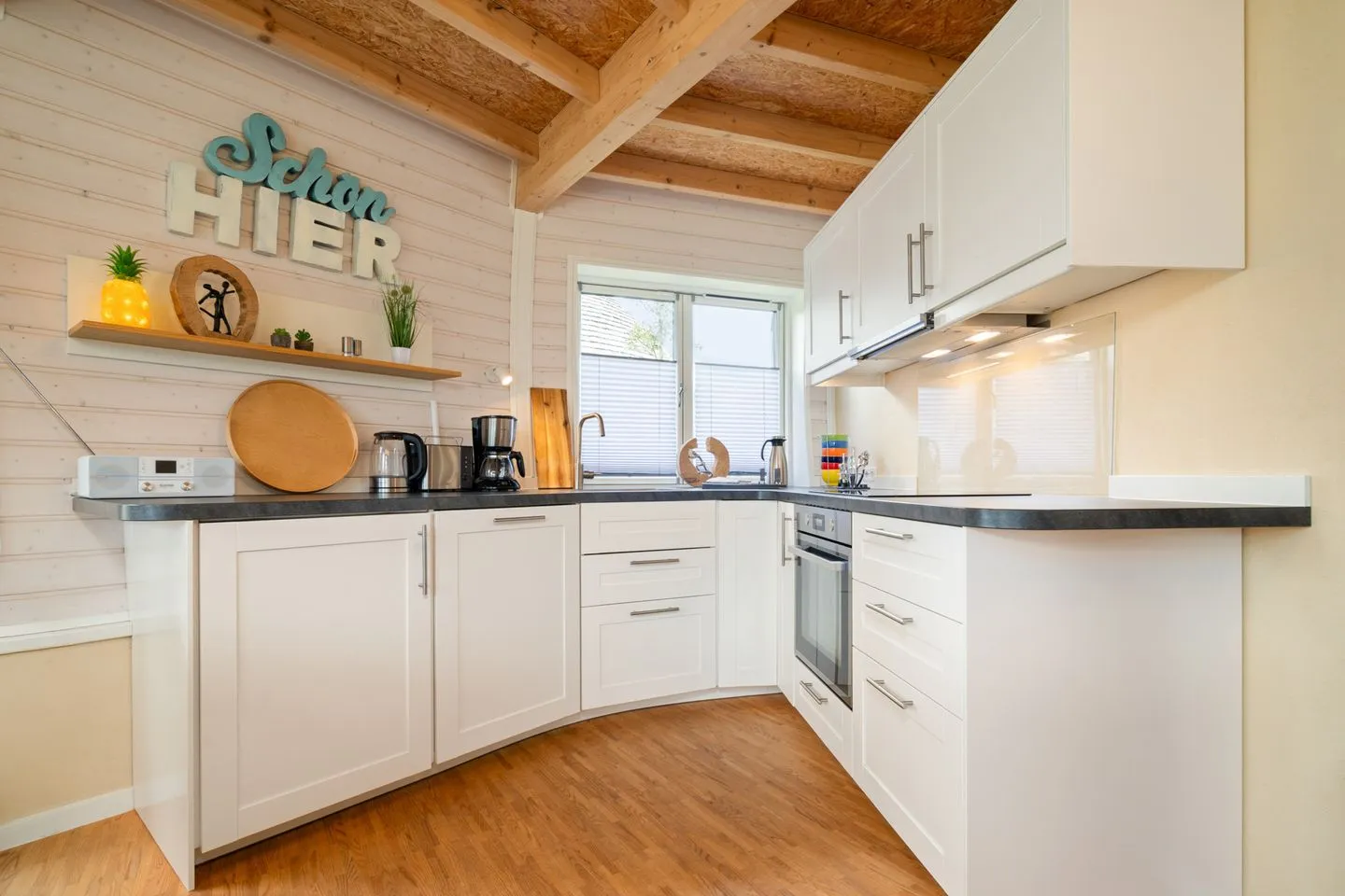 Kugelhaus Nordlichter Tollensesee – Penzlin/Wustrow - Ferienhaus Nordlichter - Kugelhaus am Tollensesee - großzügige Küche