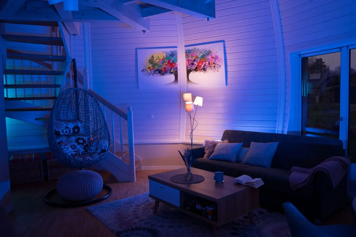 Kugelhaus Nordlichter Tollensesee – Penzlin/Wustrow - Ferienhaus Nordlichter - Kugelhaus am Tollensesee - besonderes Lichtkonzept
