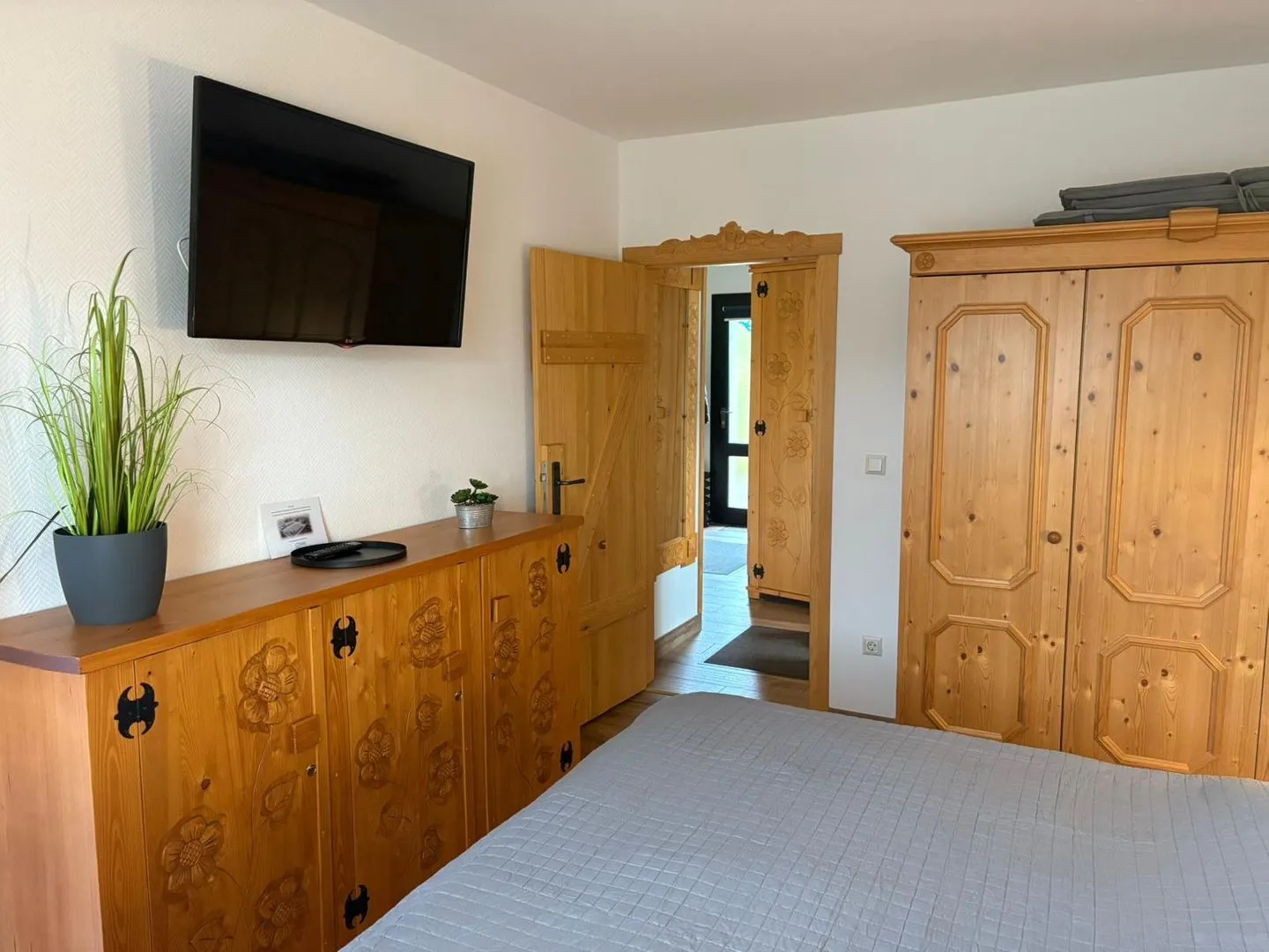 Feriendorf Hochbergle Haus 34 Lechbruck am See - Schlafzimmer