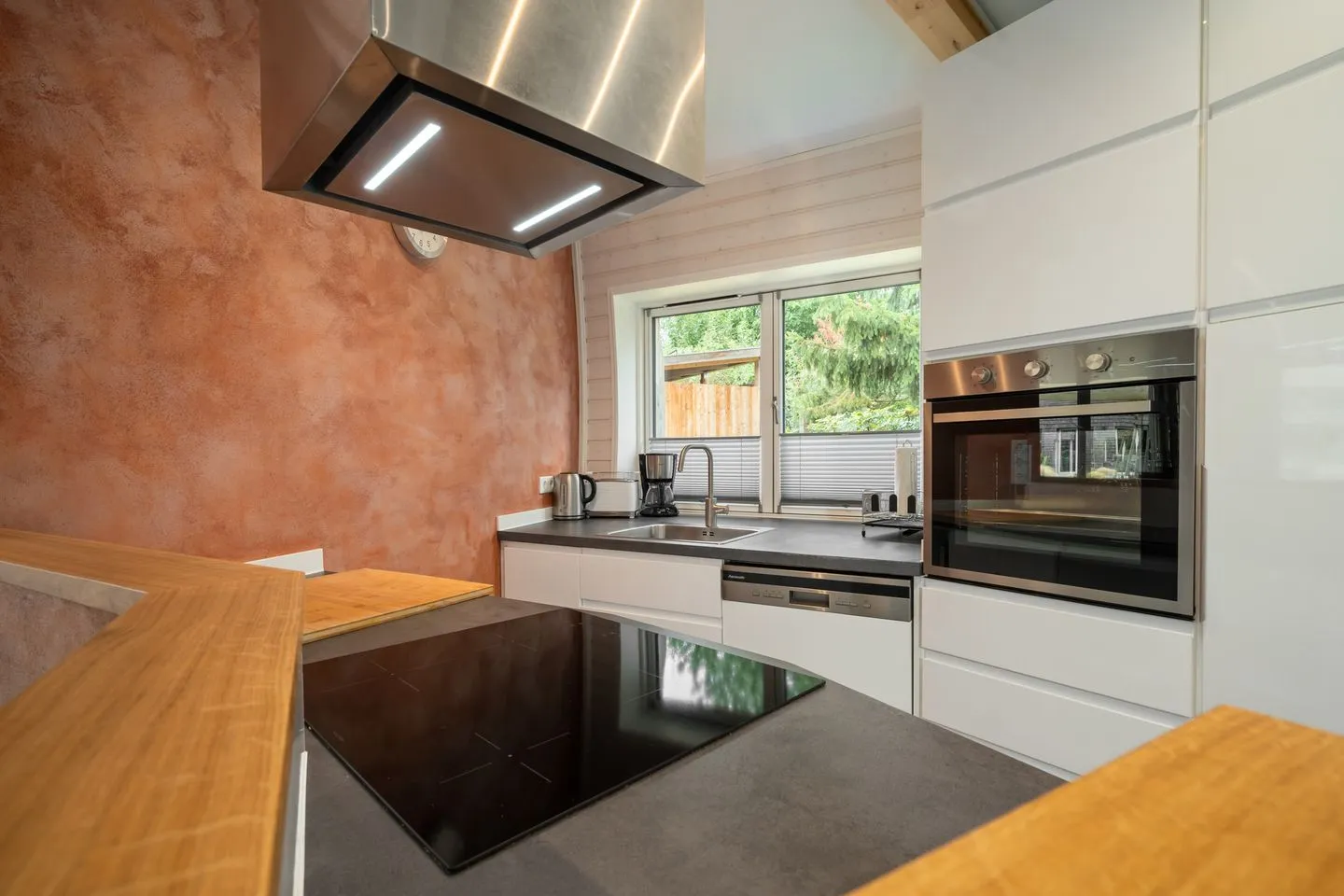 Kugelhaus Eos Tollensesee – Penzlin/Wustrow - Ferienhaus Eos - Kugelhaus am Tollensesee - großzügige Küche