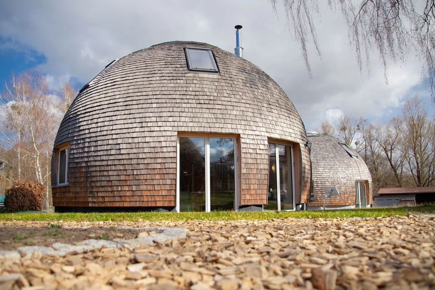 Kugelhaus Eos Tollensesee – Penzlin/Wustrow - Ferienhaus Eos - Kugelhaus am Tollensesee - auch im Winter sehr gemütlich