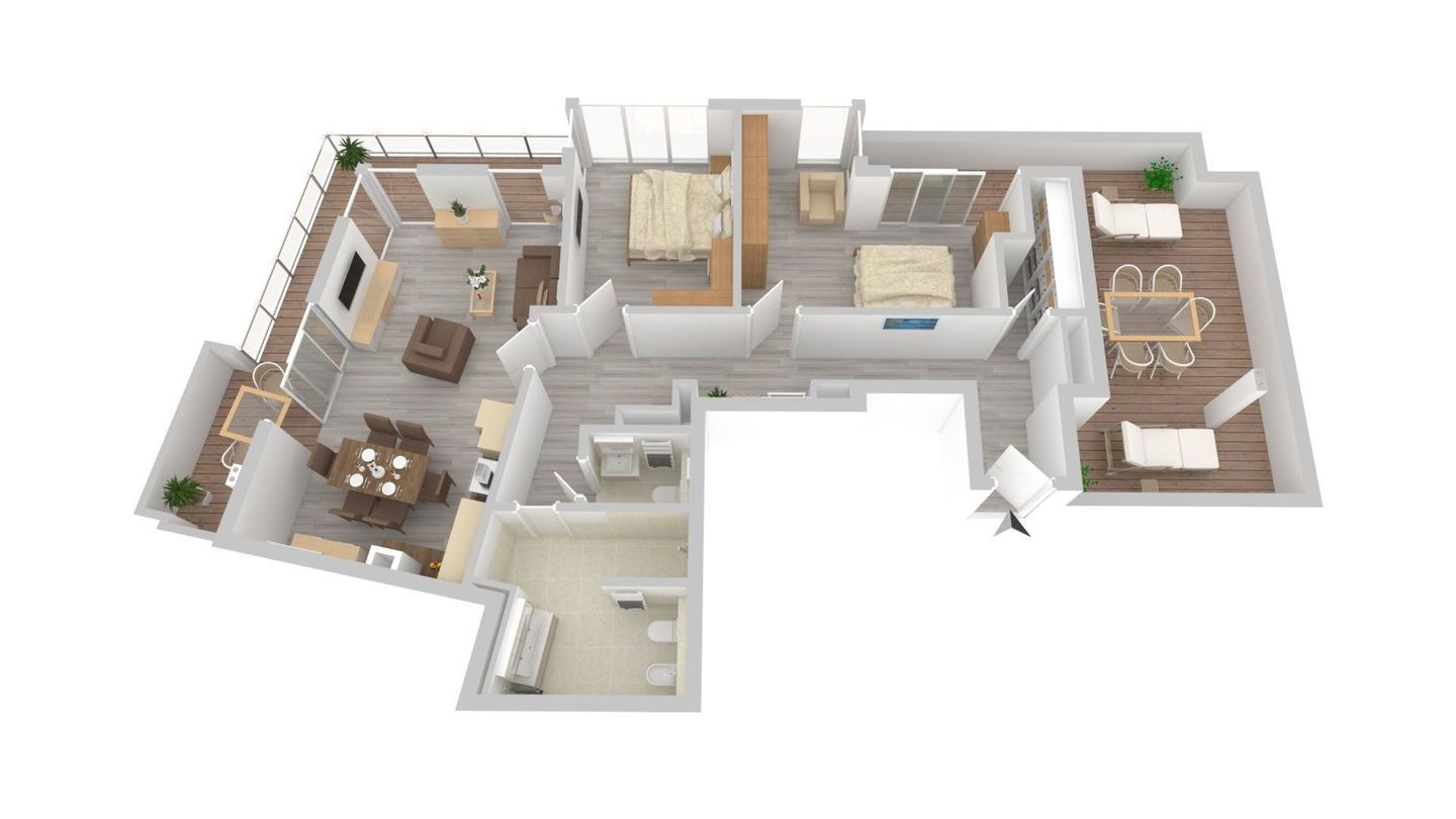  Entschleunigung Waren (Müritz) - Ferienwohnung Entschleunigung Hafenresidenz - Grundriss