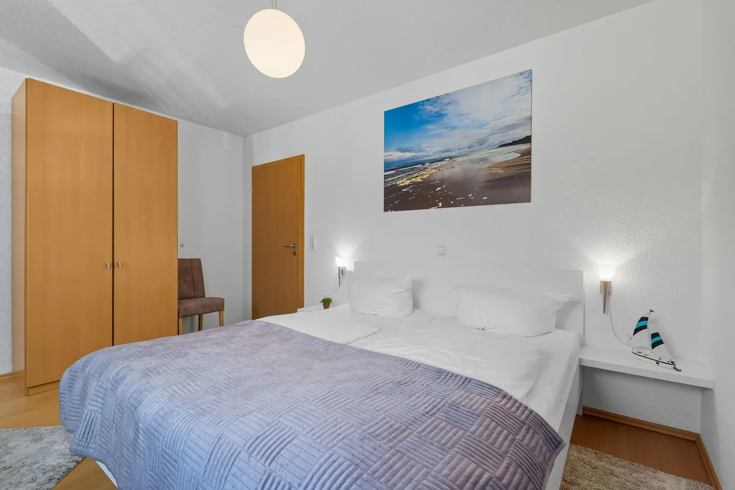 Am Küstenwald, Whg. 2 OG Zinnowitz - Schlafzimmer
