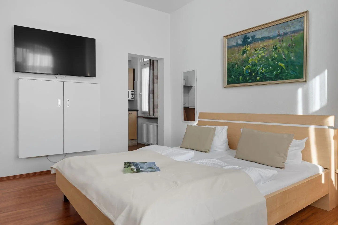 Stranddistel, Haus Gudrun: Whg. 4 Zinnowitz - Bett