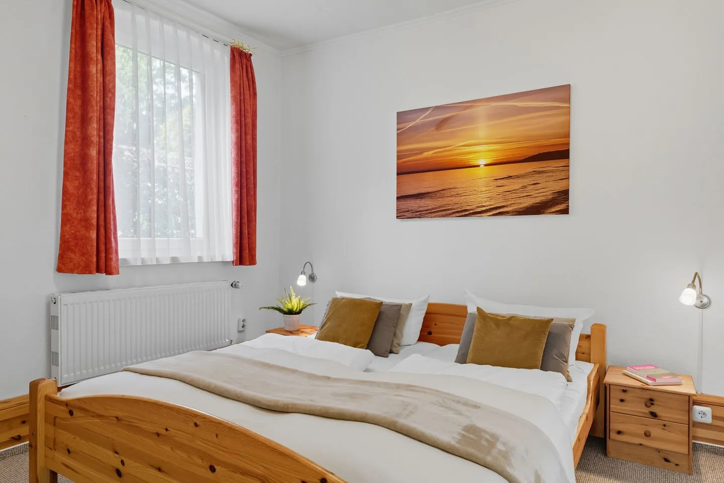 Stranddistel, Haus Gudrun: Whg. 5 Zinnowitz - Schlafzimmer