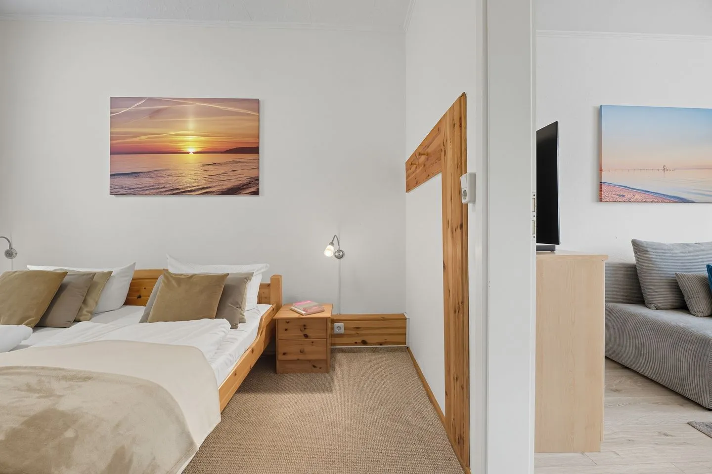 Stranddistel, Haus Gudrun: Whg. 5 Zinnowitz - Schlafzimmer