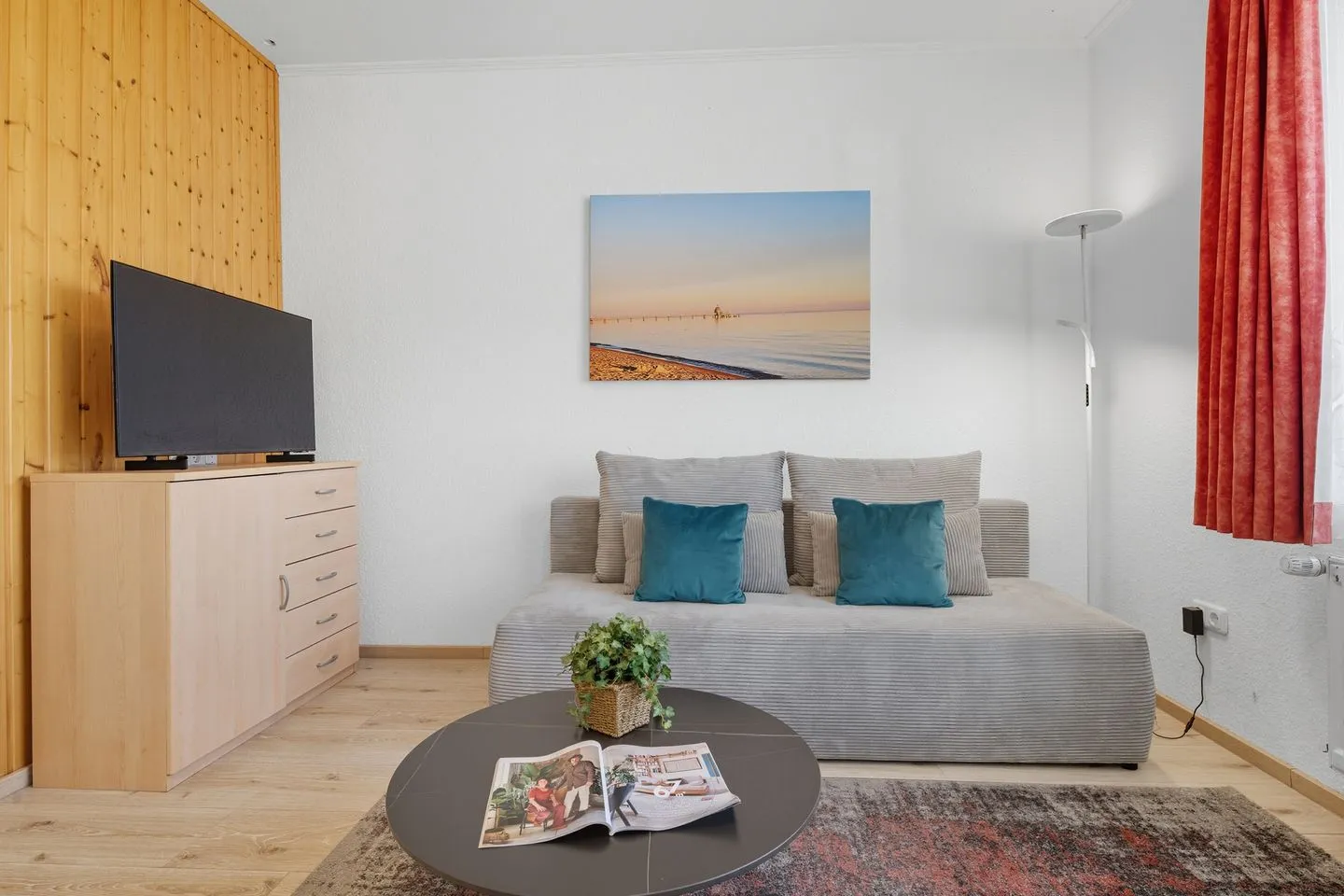 Stranddistel, Haus Gudrun: Whg. 5 Zinnowitz - Wohnzimmer