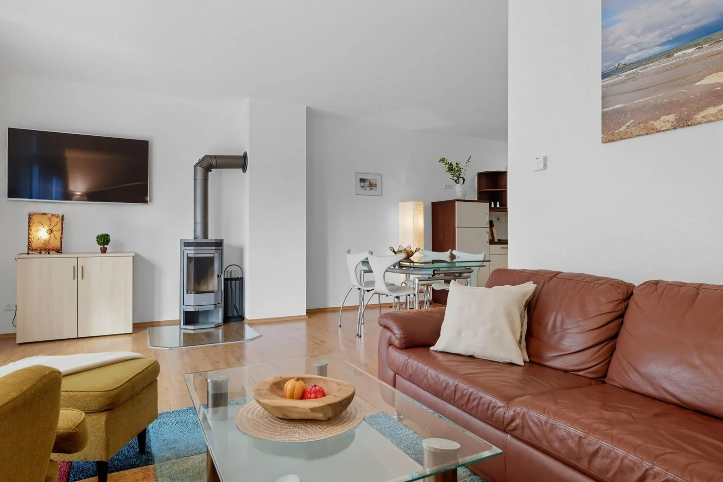 Villa Stranddistel, Whg. 2 Zinnowitz - Wohnzimmer