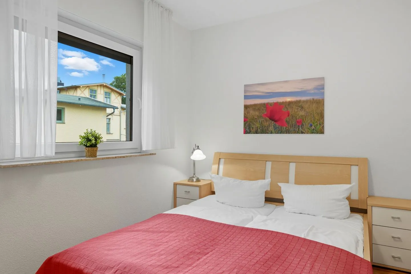 Villa Stranddistel, Whg. 2 Zinnowitz - Schlafzimmer