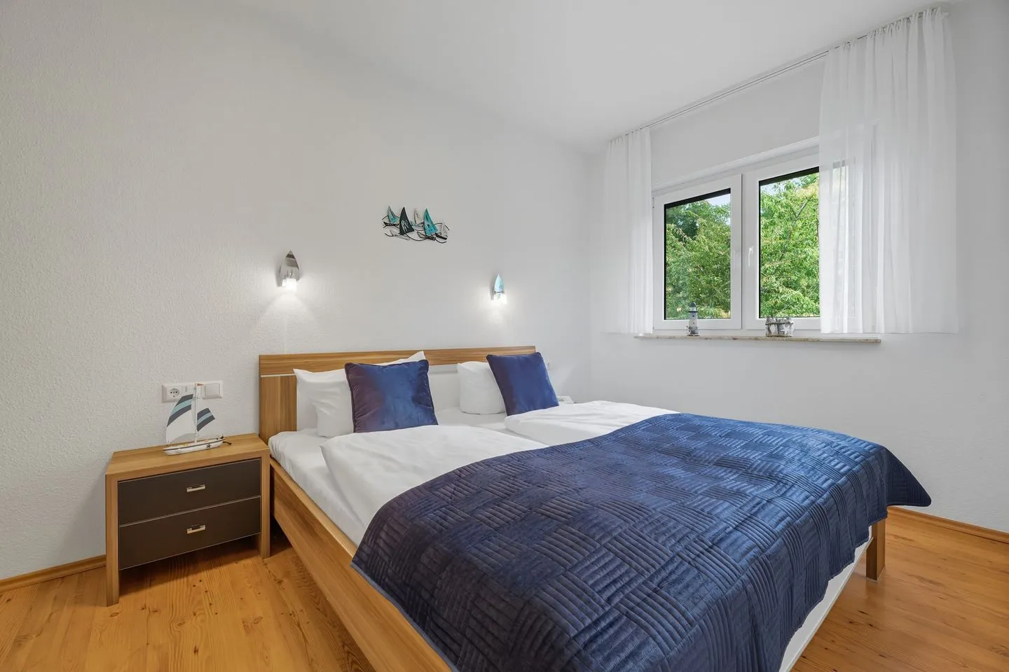Villa Stranddistel, Whg. 3 Zinnowitz - Schlafzimmer