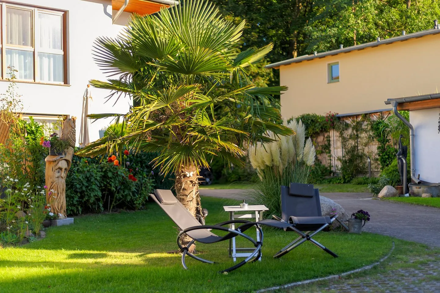 Villa Stranddistel, Whg. 1 Zinnowitz - Garten