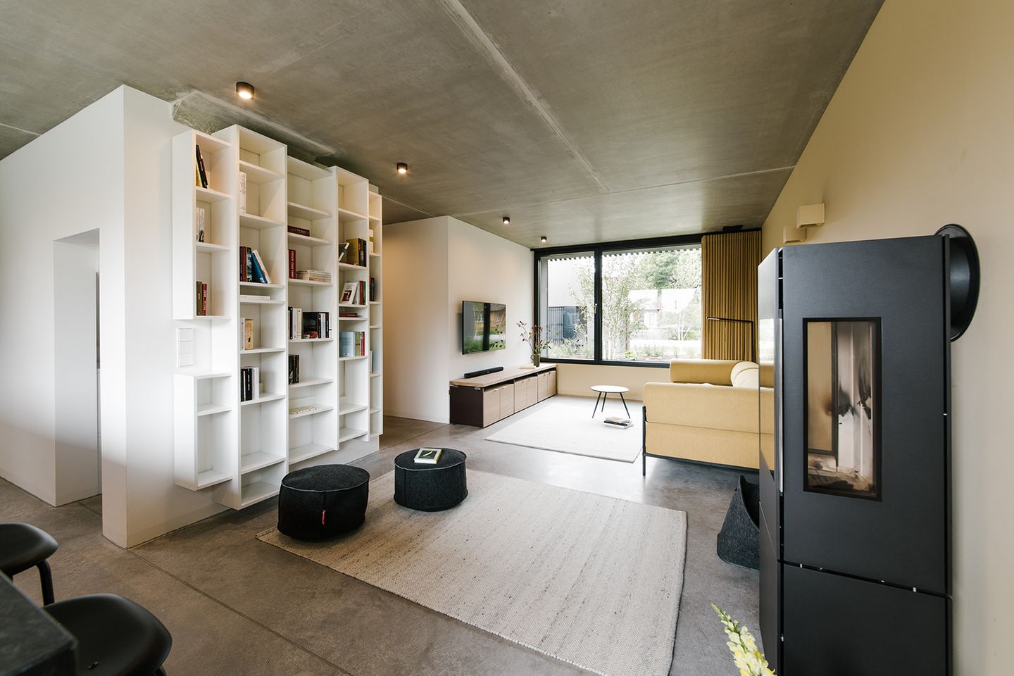 Blick in Wohnraum Ferienhaus DAS.ZWEITE
