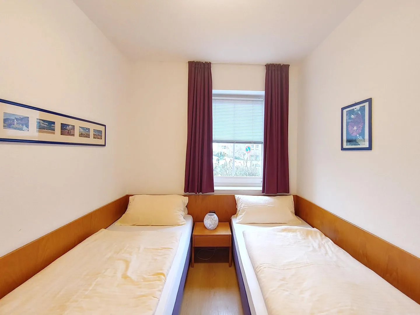 Haus *Südspitze 17* Ferienwohnung *Auszeit am Meer* Wittdün auf Amrum - Schlafzimmer in der Ferienwohnung Auszeit am Meer in Wittdün auf Amrum