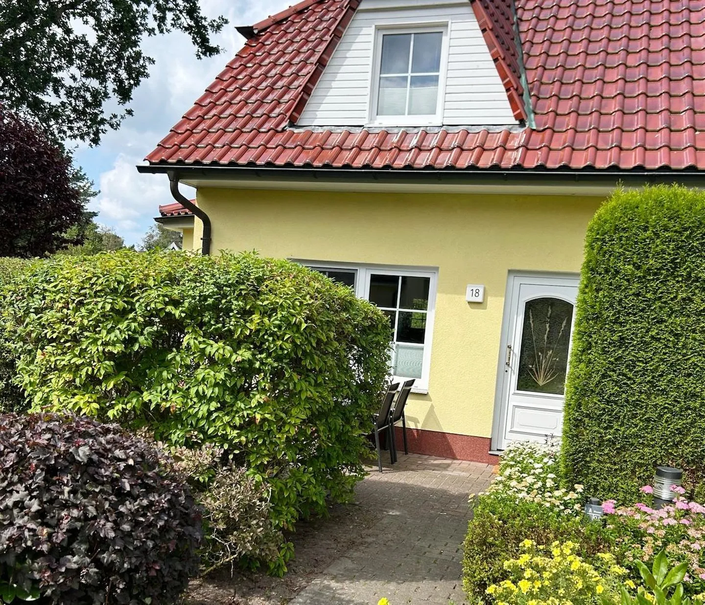 Am Deich Haus 18 Ostseeheilbad Zingst - Hausansicht Eingang