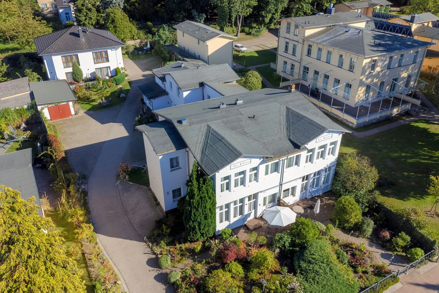 Stranddistel, Haus Gudrun: Whg. 3 Zinnowitz - Vogelperspektive