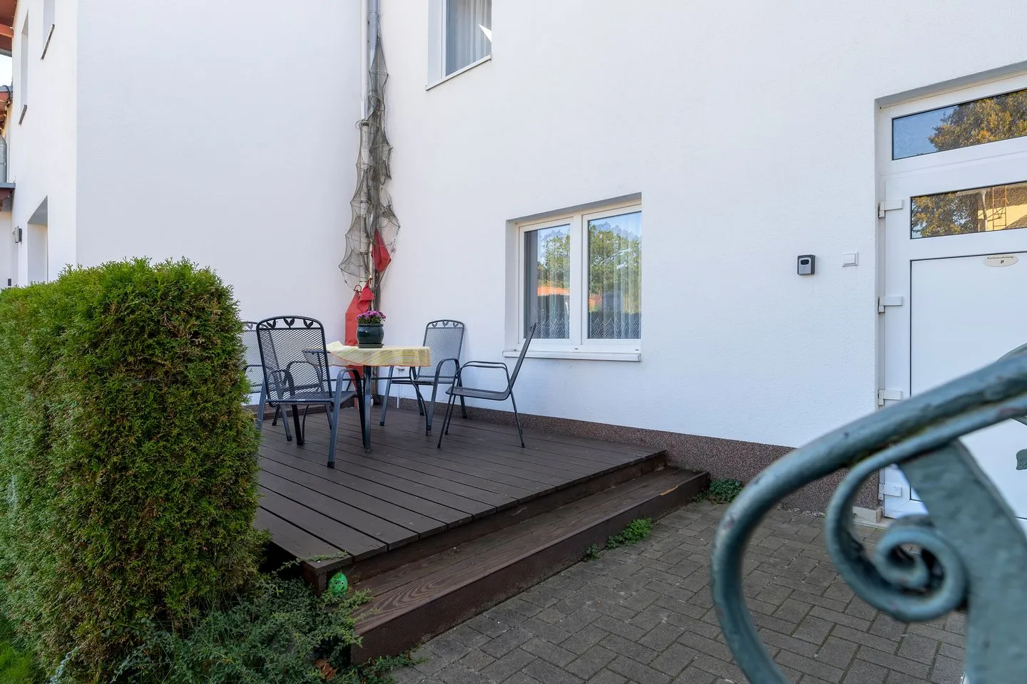 Stranddistel, Haus Gudrun: Whg. 8 Zinnowitz - Terrasse
